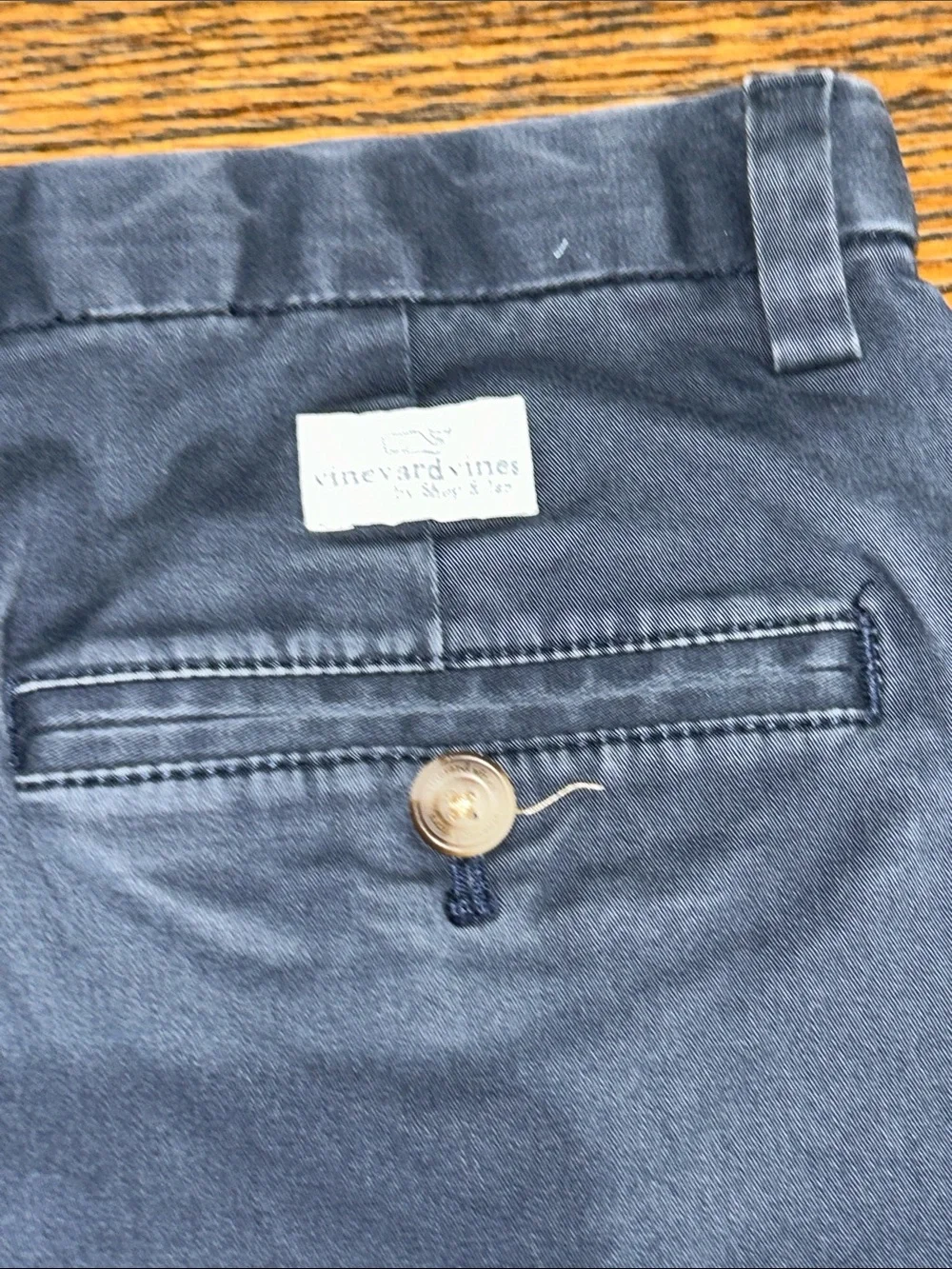 Vineyard Vines Navy Kids Flat-Front Shorts